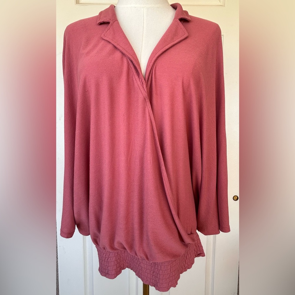 Postmark Anthro Women’s‎ Faux Wrap Batwing Sleeve Top XS:S